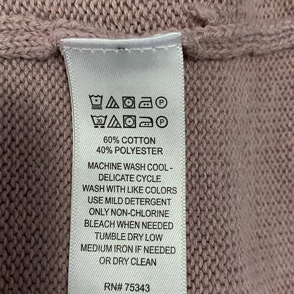 Akini Tunic Mauve Sweater Size Small - Picture 7 of 7